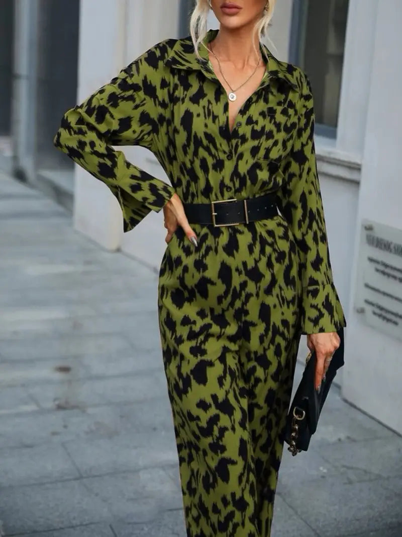Rema – Elegant langærmet jumpsuit