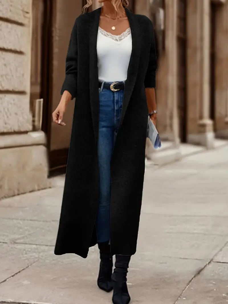Iris - Lang strik cardigan