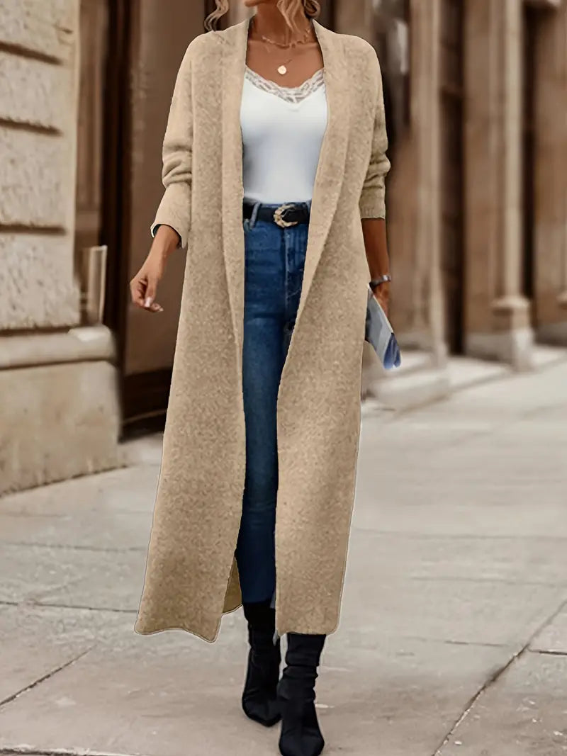 Iris - Lang strik cardigan
