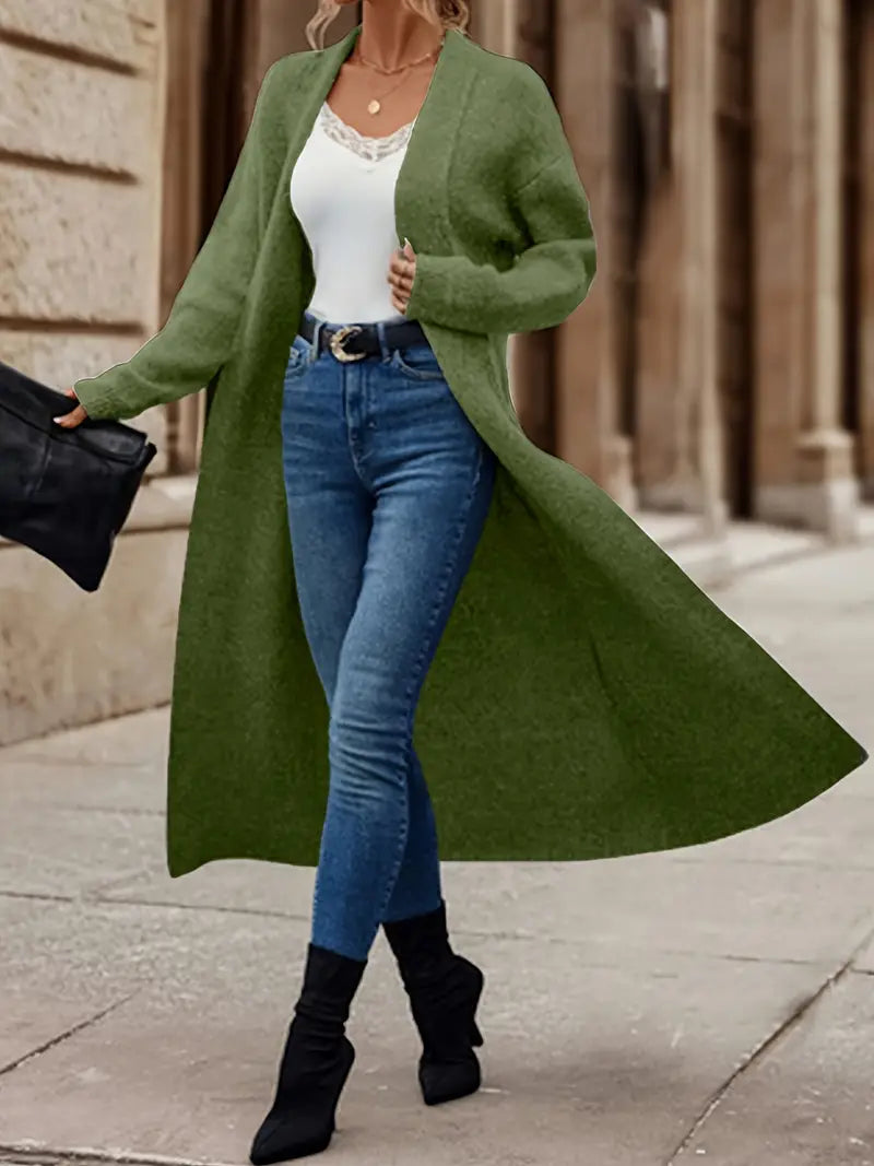 Iris - Lang strik cardigan