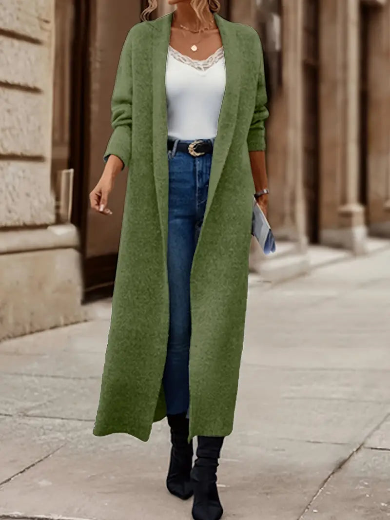 Iris - Lang strik cardigan