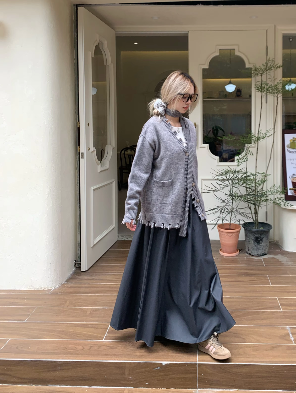 Layla – Lang plisseret nederdel