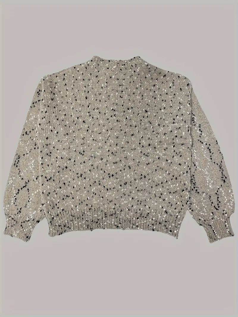 Bessie - Strikket sweater med rund hals