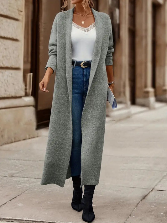 Iris - Lang strik cardigan